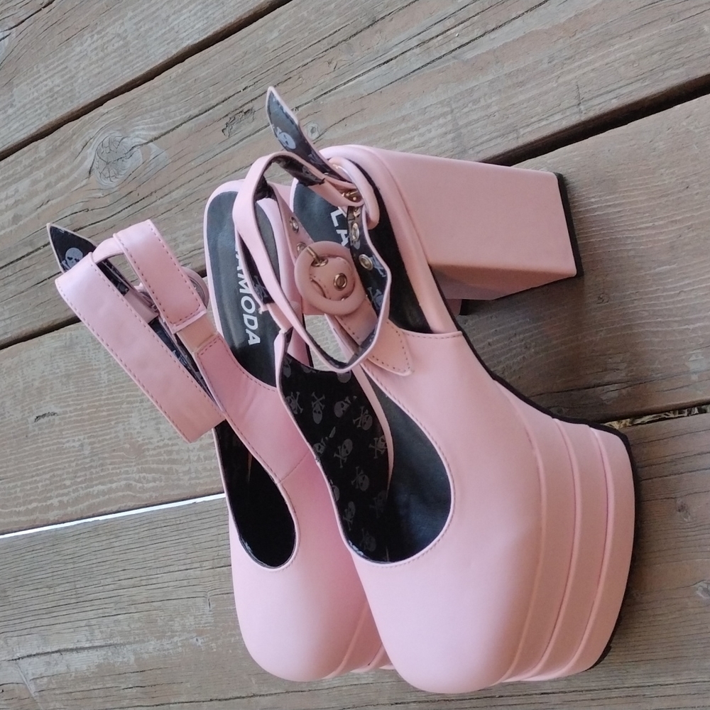 Dolls Kill 🖤 Lamoda Pink Platform - Picture 7 of 15